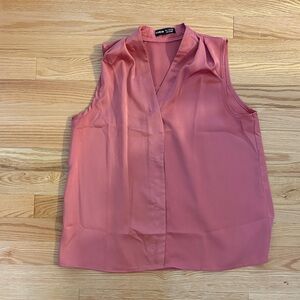 SHEIN Sleeveless Blouse in Pink